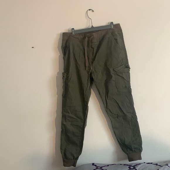 XL | Green Cargo Joggers - Picture 1 of 3